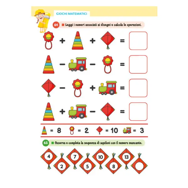Logica e Matematica enigmistica e giochi 6-7anni - immagine 3