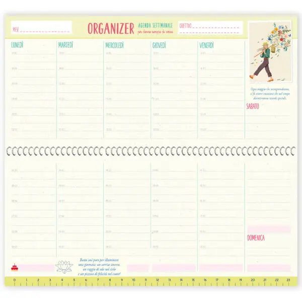 Organizer settimanale per donne sempre di corsa - immagine 2
