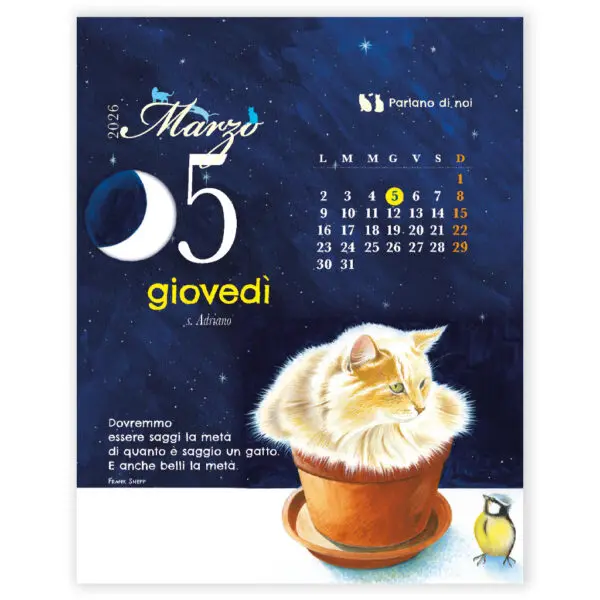 Calendariotto 2026 - Il Gatto e la Luna - immagine 2