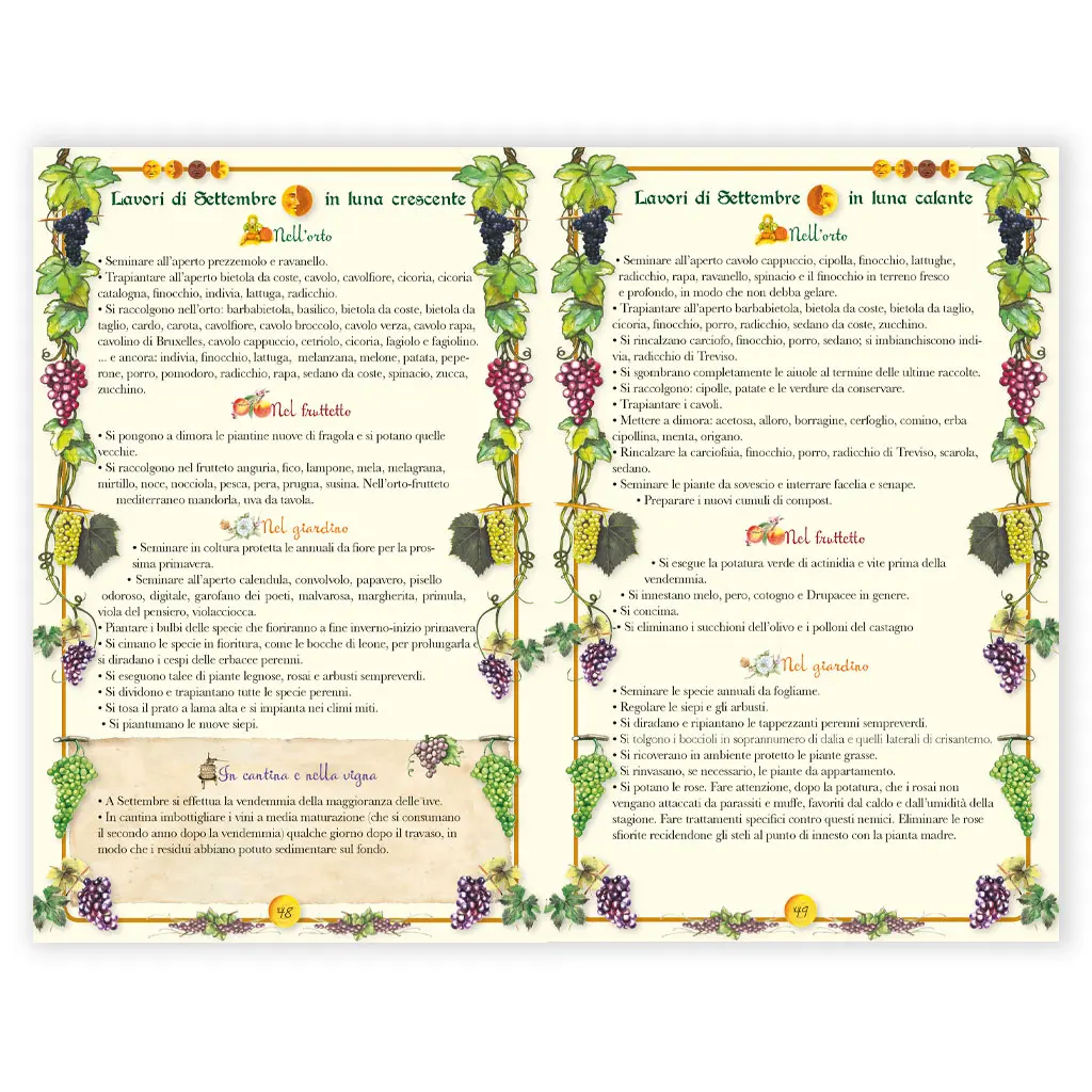 Lunario delle semine e dei lavori dell'orto - immagine 3