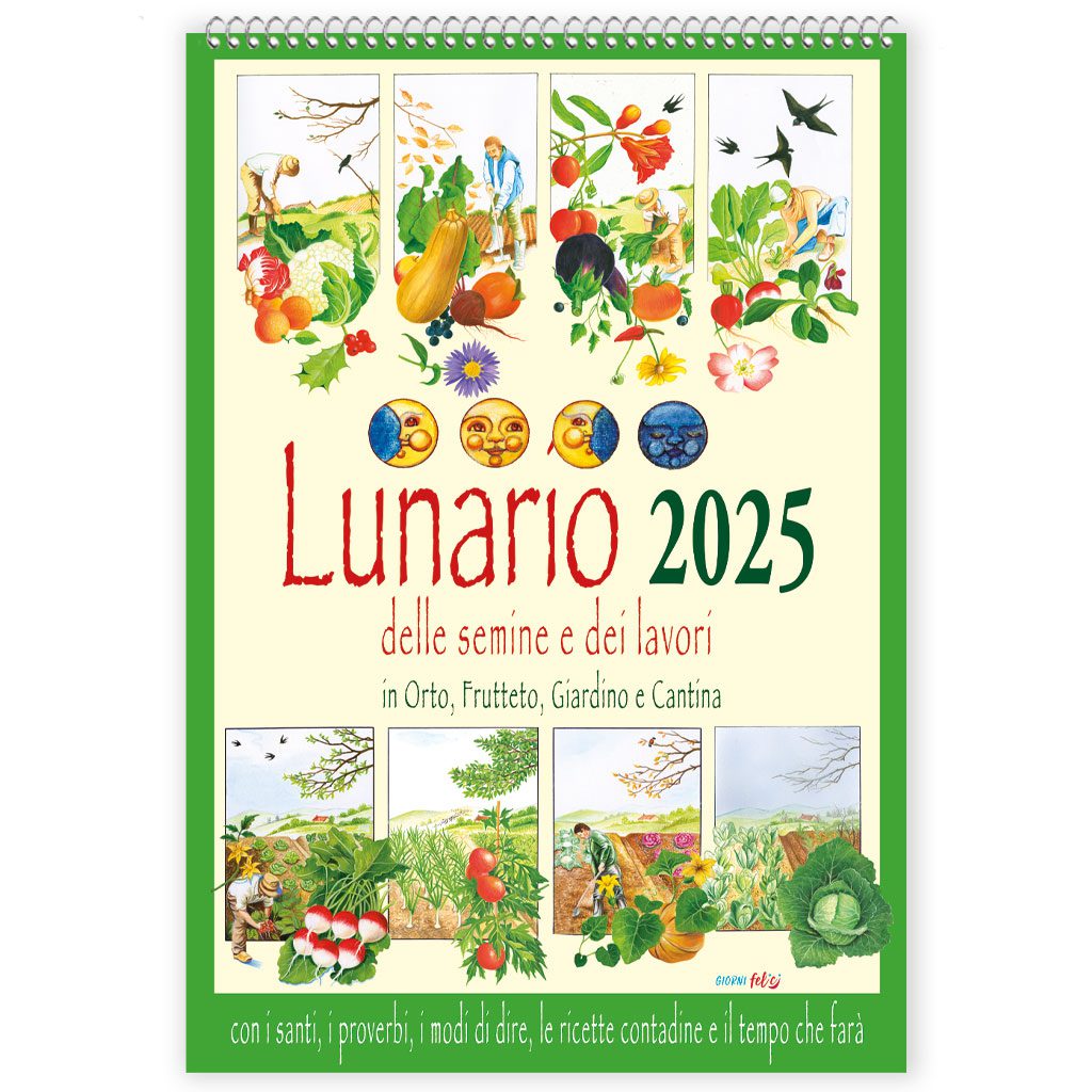 Calendario 2025 Lunario delle semine e dei lavori Pensieri Belli