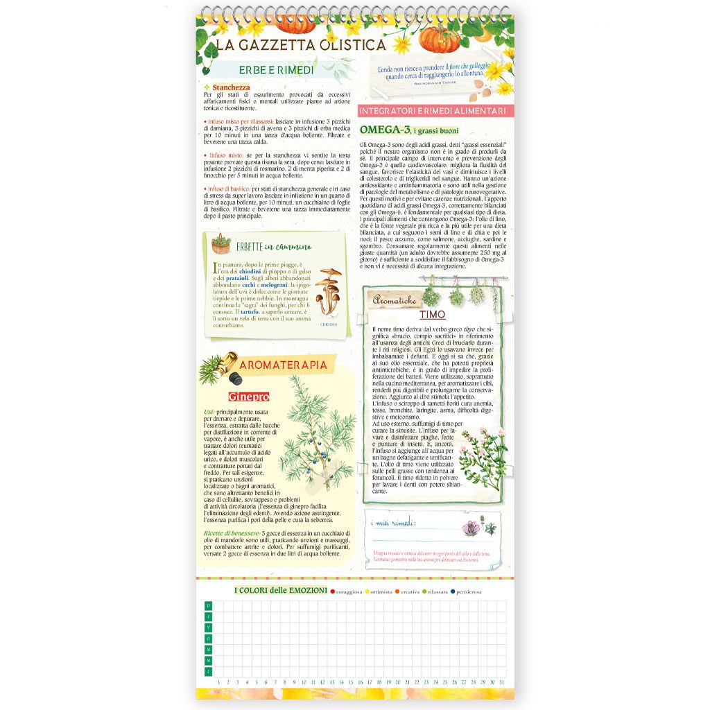 Calendario 2024 Tisane e dolci rimedi