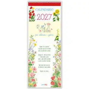 Calendario 2027 – Fleurs per colorare i giorni