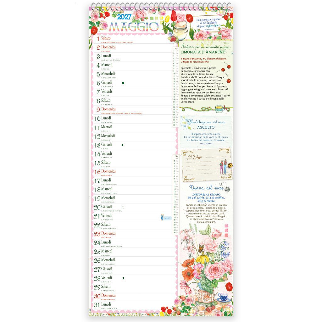 Calendario 2027 - Tisane e dolci rimedi - immagine 2