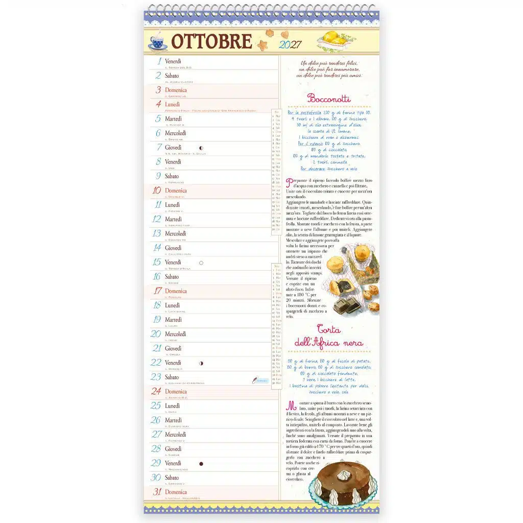 Calendario 2027 - Torte & Biscotti - immagine 2