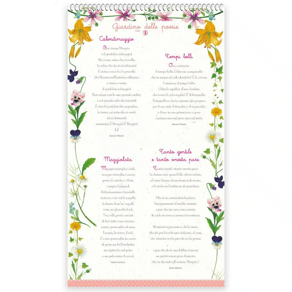 Calendario 2027 - Poesie come Fiori di campo - immagine 3