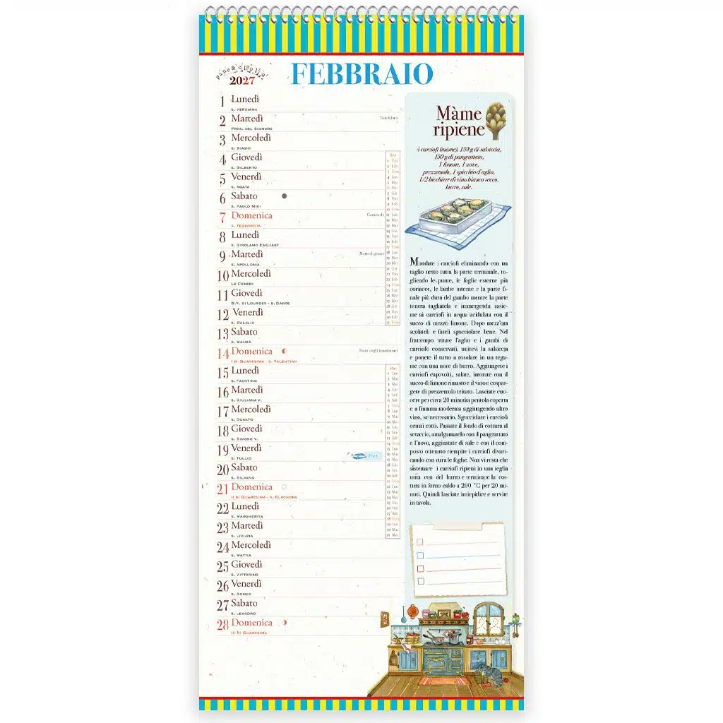 Calendario 2027 - Cuciniere della tradizione Italiana - immagine 2